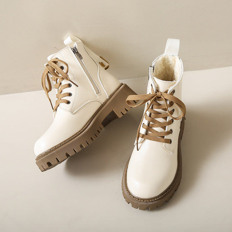 Flōre | Women's Boots | Side Zipper Round Toe