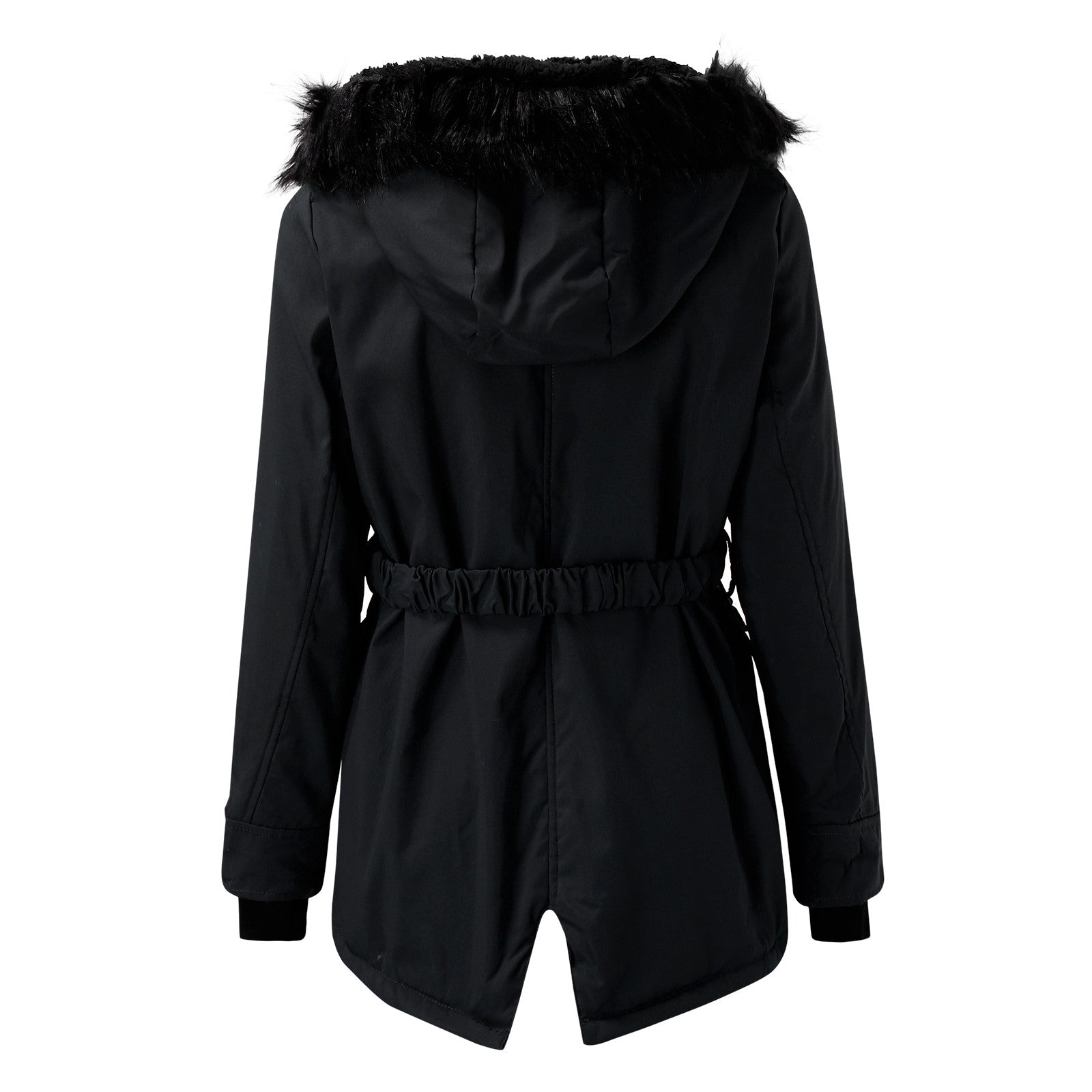 NOUVEAU RICHE Mantel Damen Warmer Parka Für Kalte Tage Stilvoll Wärme
