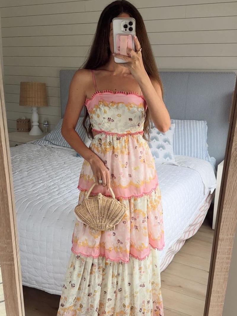 NOUVEAU RICHE Elegantes Maureen Maxikleid Für Den Sommer Mit Bequemem Schnitt Und Stilvollem Design XL