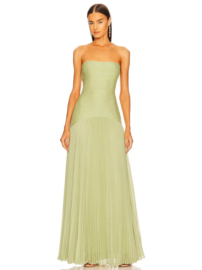 NOUVEAU RICHE Ärmelloses Maxikleid Mit Tiefer Taille Und Atmungsaktivem