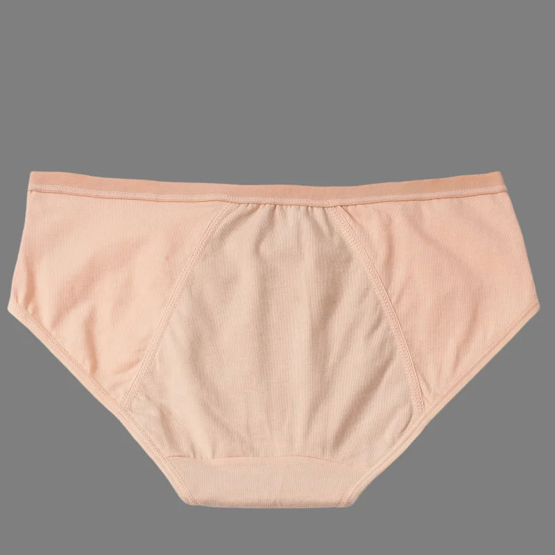 NOUVEAU RICHE Damen Menstruationshöschen Baumwolle Hohe Taille Erweitern