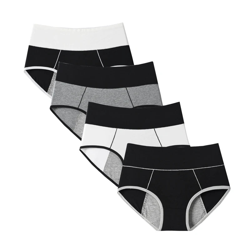 NOUVEAU RICHE Damen Menstruationshöschen Atmungsaktive Baumwollslips