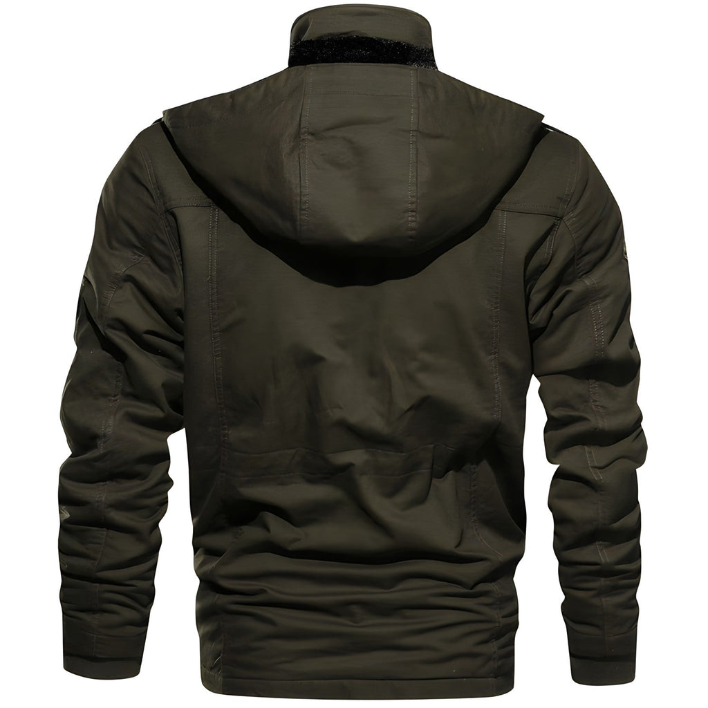 NOUVEAU RICHE Gefütterte Militärjacke Mit Kapuze Und Viel Stauraum