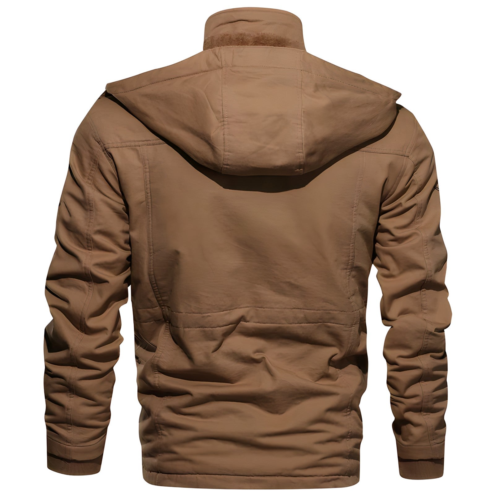 NOUVEAU RICHE Gefütterte Militärjacke Mit Kapuze Und Viel Stauraum