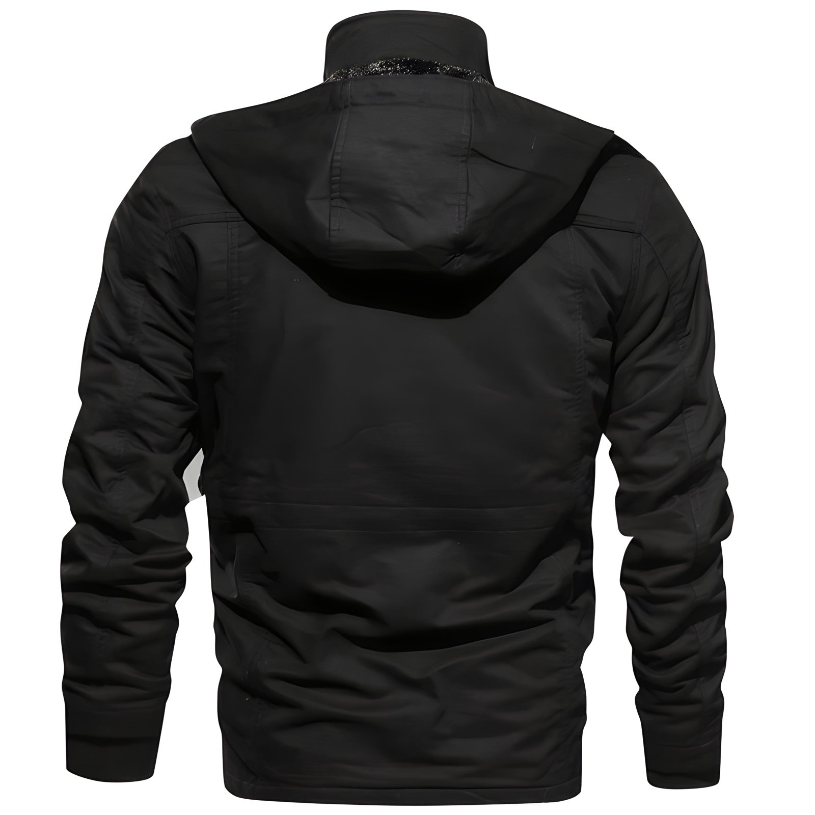 NOUVEAU RICHE Gefütterte Militärjacke Mit Kapuze Und Viel Stauraum