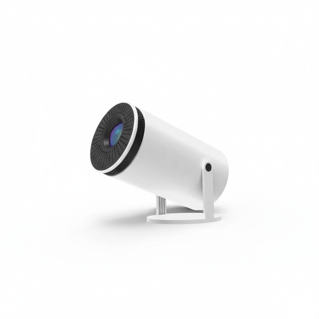 NOUVEAU RICHE Mini-Projektor mit Android 12 – Beamer bis 130 Zoll, Wi-Fi 6, Bluetooth 5.2, Auto-Trapezkorrektur, 1080p-Unterstützung & Lautsprecher
