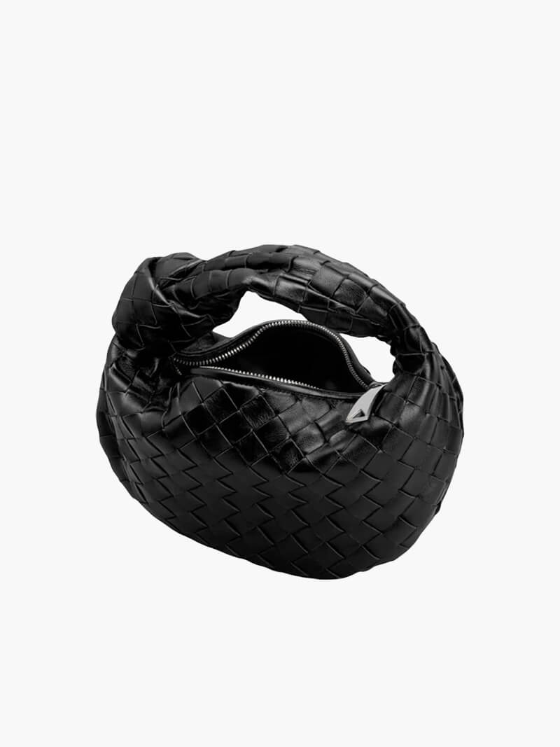 NOUVEAU RICHE Minitasche Aus Kunstleder Mit Geflochtenem Knoten Für Elegante Abendlooks
