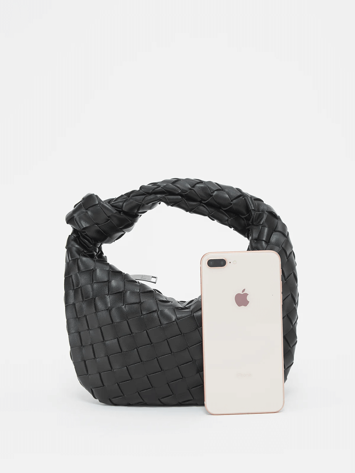 NOUVEAU RICHE Minitasche Aus Kunstleder Mit Geflochtenem Knoten Für Elegante Abendlooks