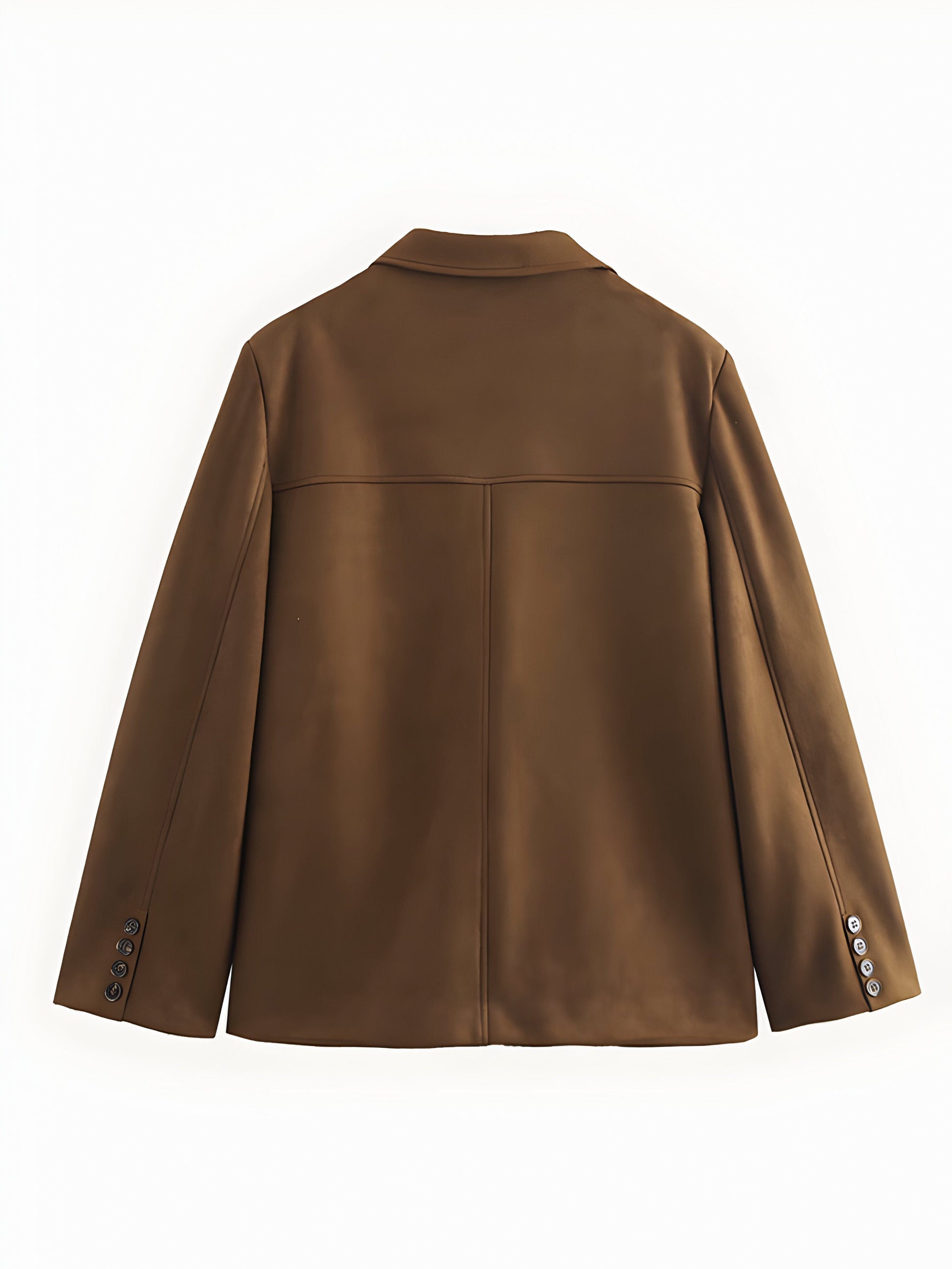 NOUVEAU RICHE Klassische Wildlederjacke Für Zeitlosen Stil Hochwertiges Wildleder Material Elegante Damenjacke Ideal Für Herbst Und Winter
