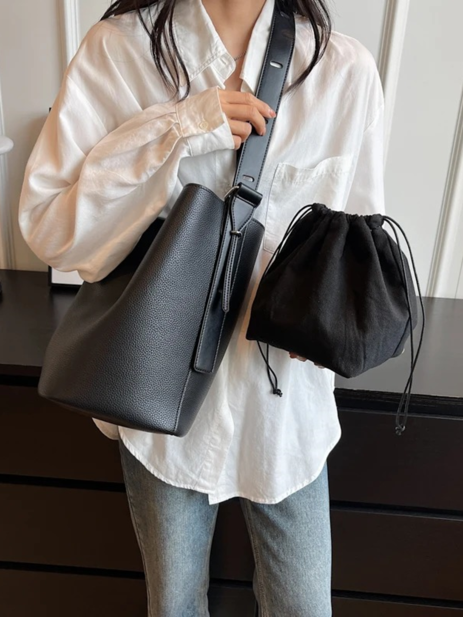 NOUVEAU RICHE Chāme | Damen Handtasche – Edles Leder-Finish, Zeitloses Design & Luxuriöse Eleganz