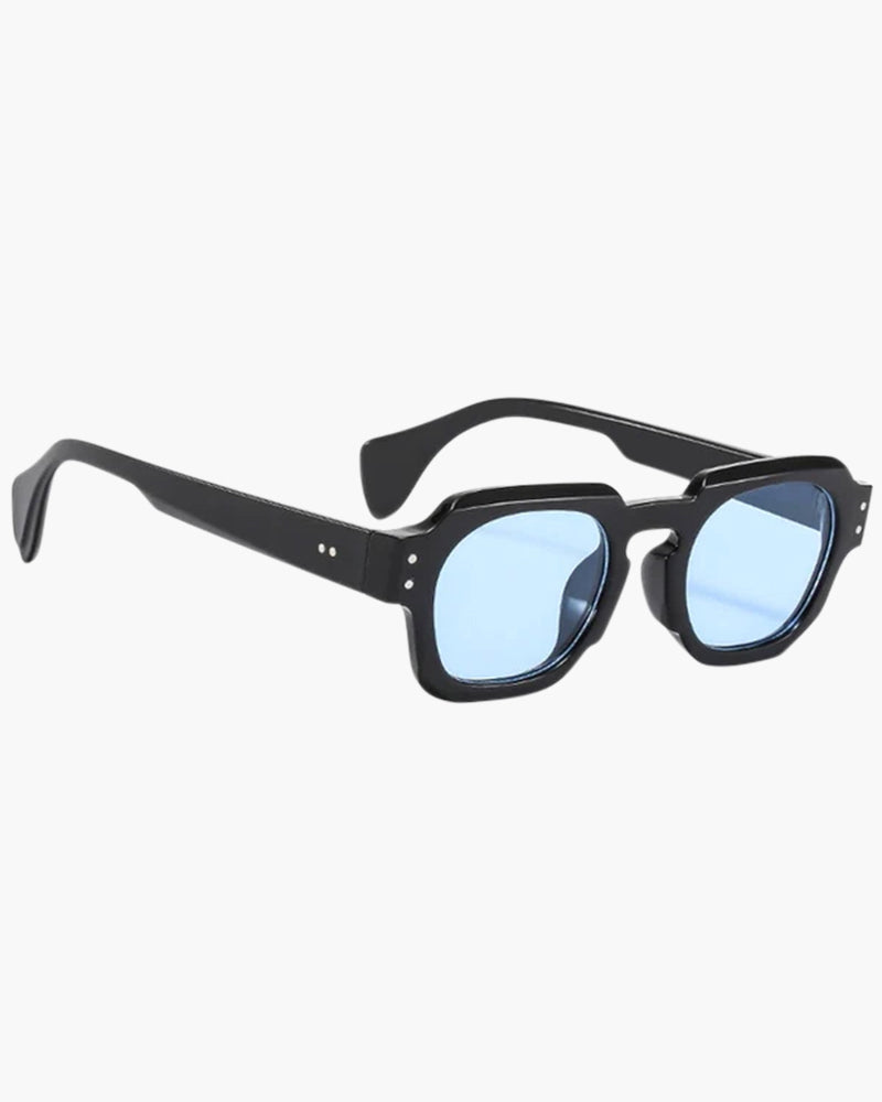 NOUVEAU RICHE Monaco Sonnenbrille mit UV-Schutz und elegantem Design – Schwarz Blau