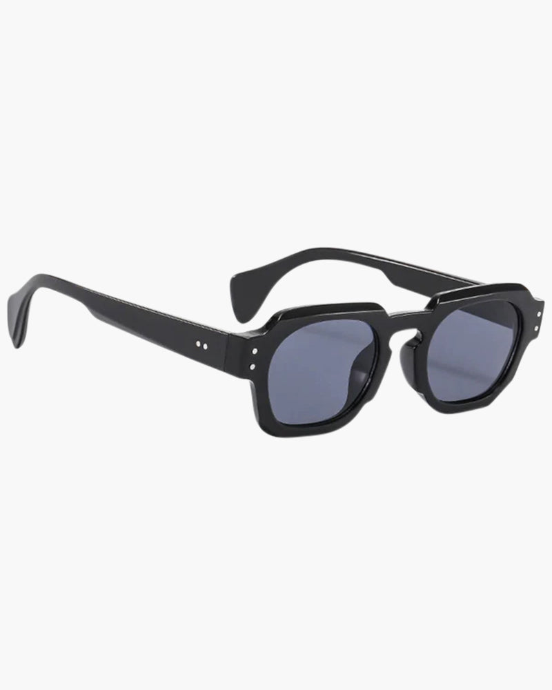 NOUVEAU RICHE Monaco Sonnenbrille mit UV-Schutz und elegantem Design – Schwarz Schwarz