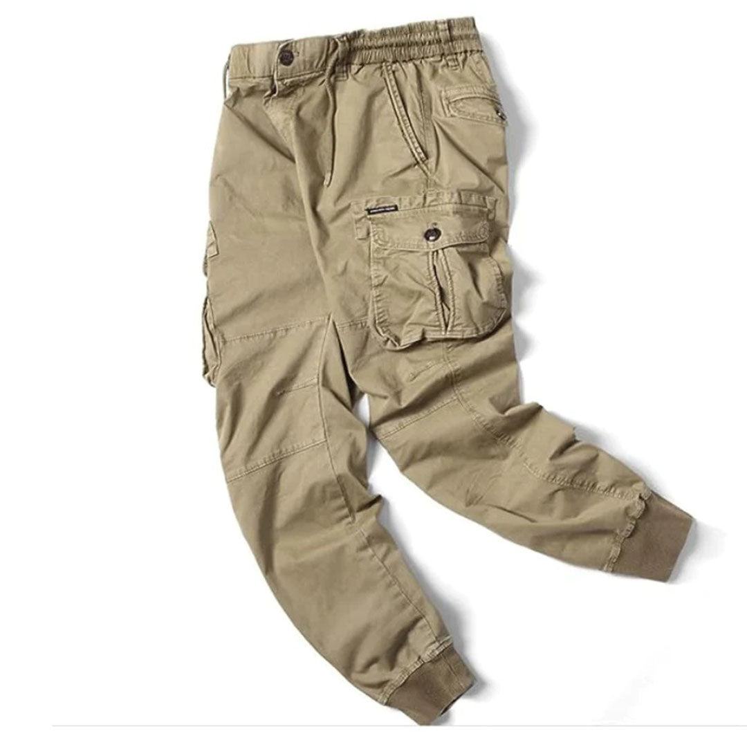NOUVEAU RICHE Multifunktionale Herren Cargohose Weich Stretch Baumwolle