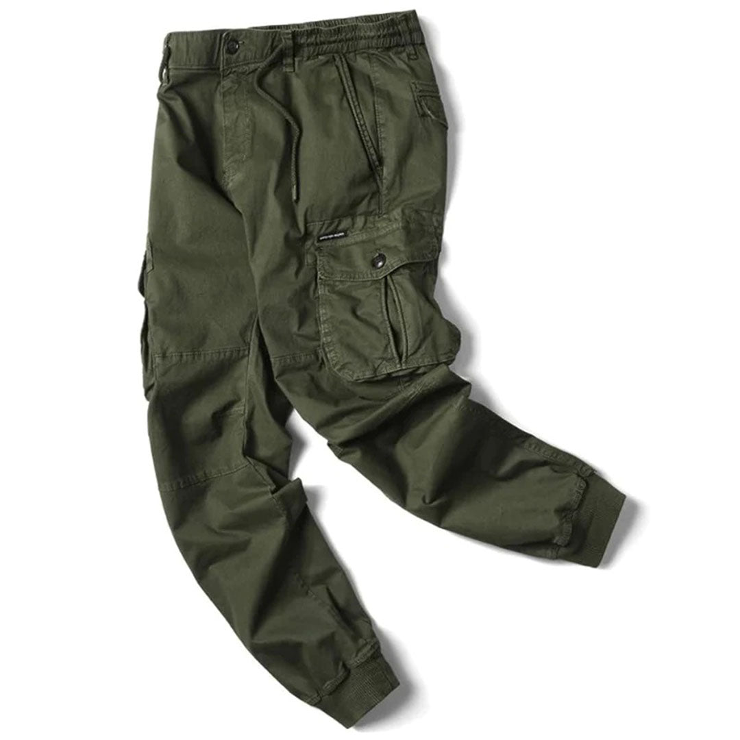 NOUVEAU RICHE Multifunktionale Herren Cargohose Weich Stretch Baumwolle