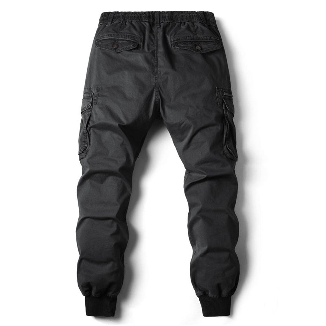 NOUVEAU RICHE Multifunktionale Herren Cargohose Weich Stretch Baumwolle