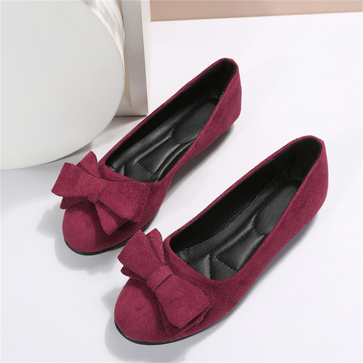 NOUVEAU RICHE Bequeme Damen Slipper Für Alltag Und Ganztagskomfort Rot