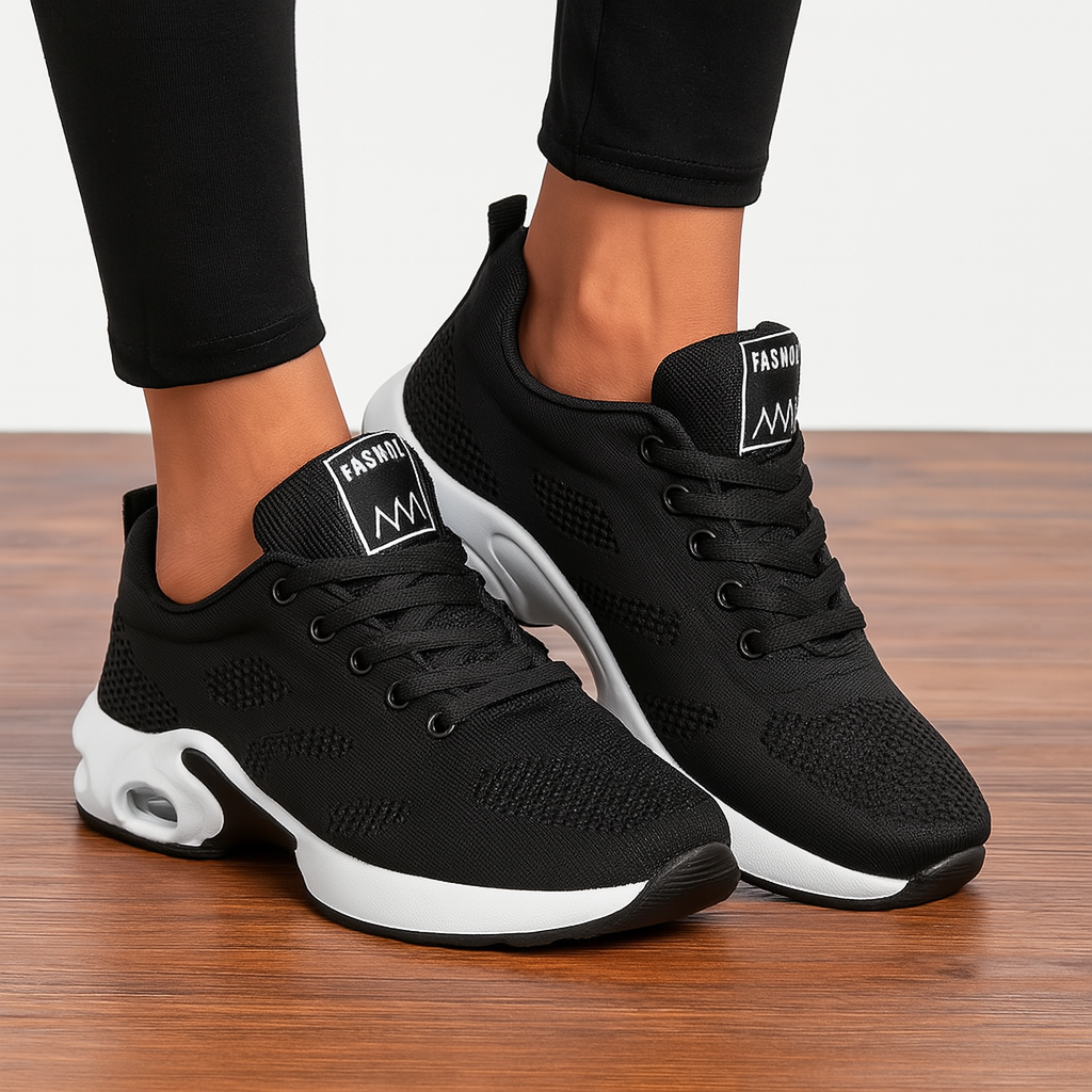 NOUVEAU RICHE Damen Wanderschuhe Leicht Bequem Sneakers Ganztagskomfort