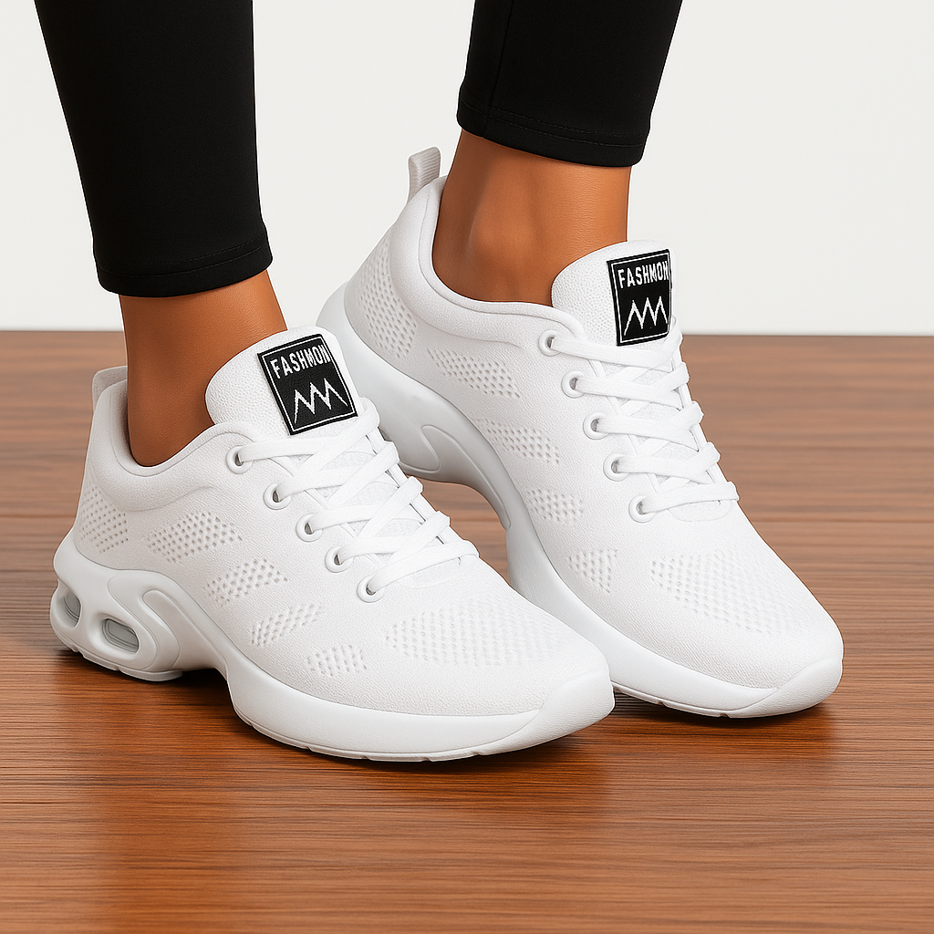 NOUVEAU RICHE Damen Wanderschuhe Leicht Bequem Sneakers Ganztagskomfort