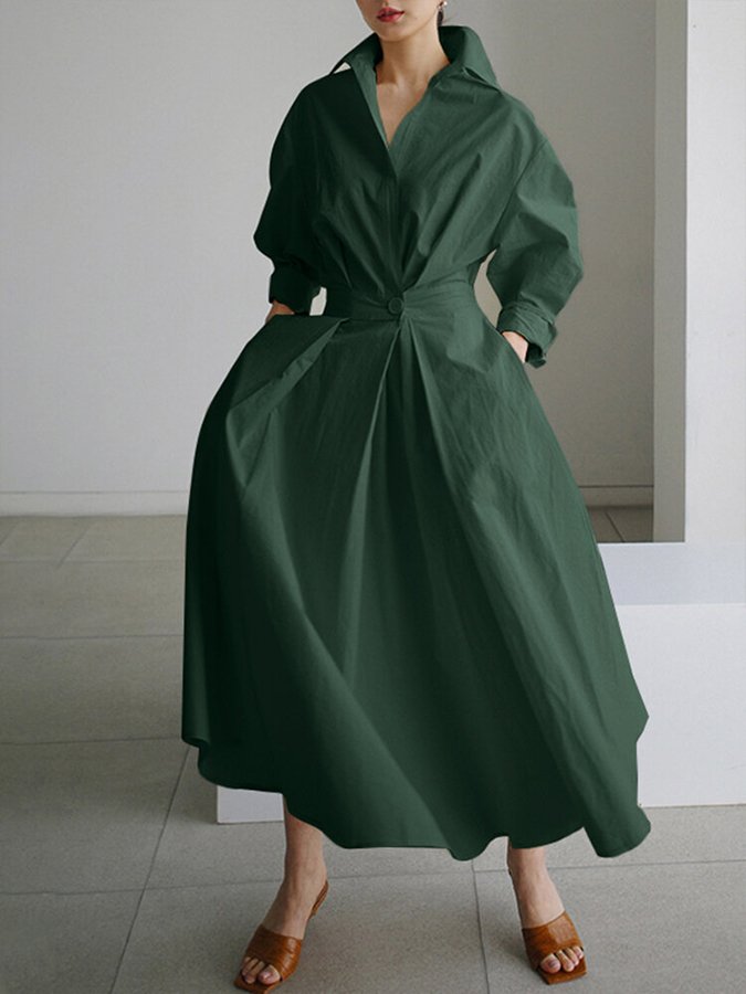 NOUVEAU RICHE Elegantes Damenkleid Vintage Stil Leichter Stoff Zeitlos