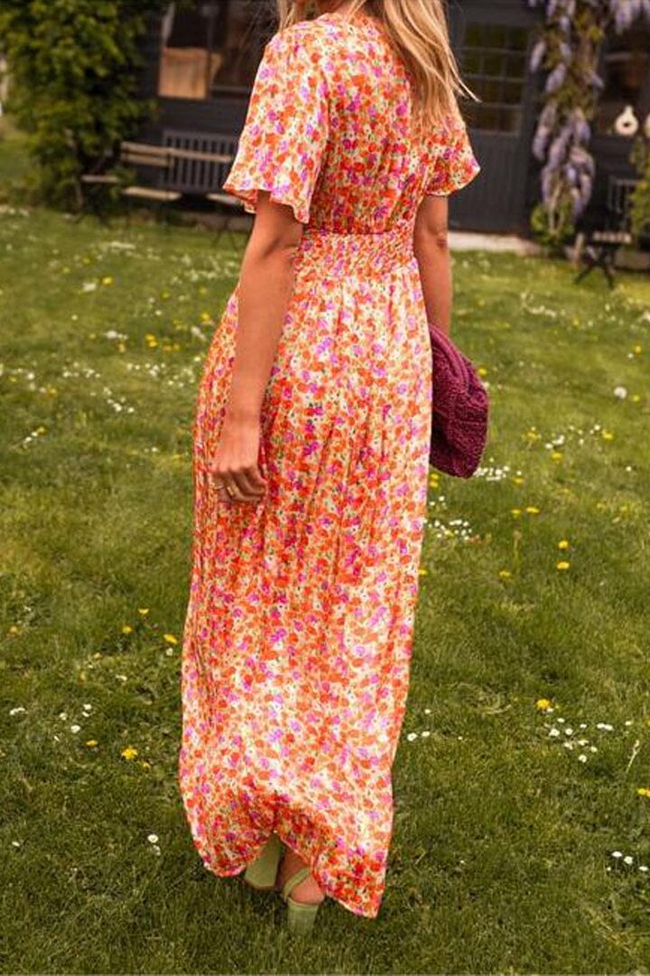 NOUVEAU RICHE Elegantes Maxikleid Mit V Ausschnitt Für Festliche Anlässe