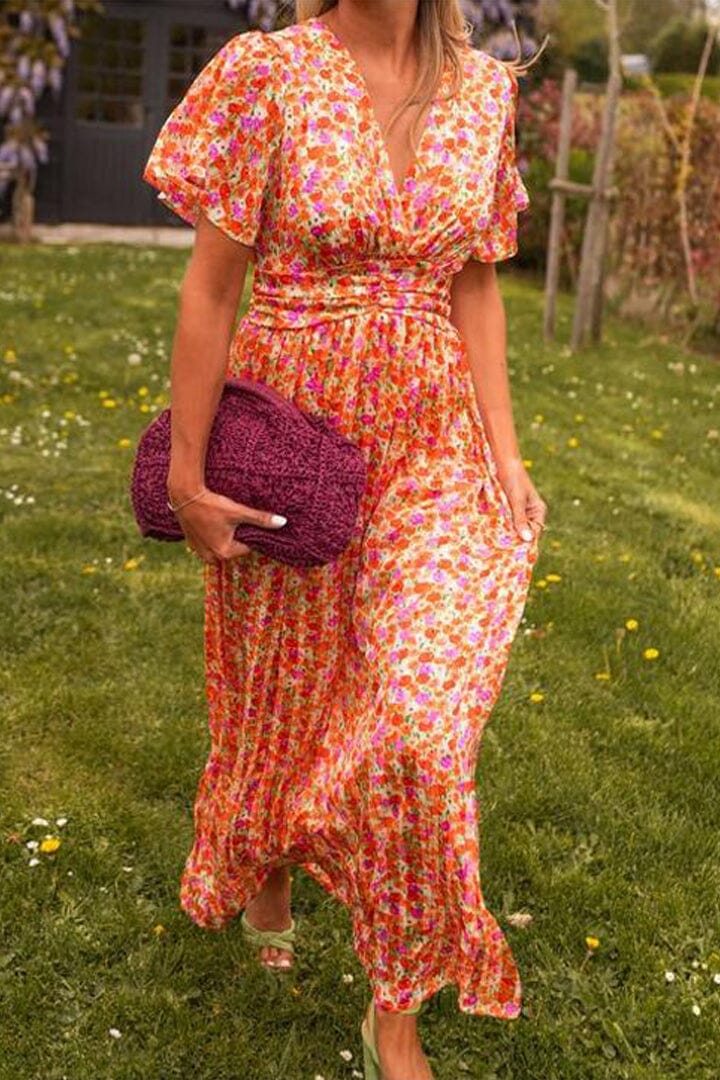 NOUVEAU RICHE Elegantes Maxikleid Mit V Ausschnitt Für Festliche Anlässe