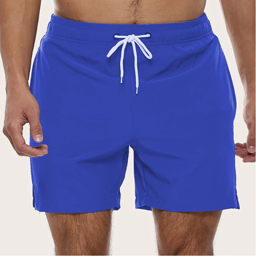 NOUVEAU RICHE Herren Schwimmshorts Schnell Trocknend Stilvolles Design Dunkelblau