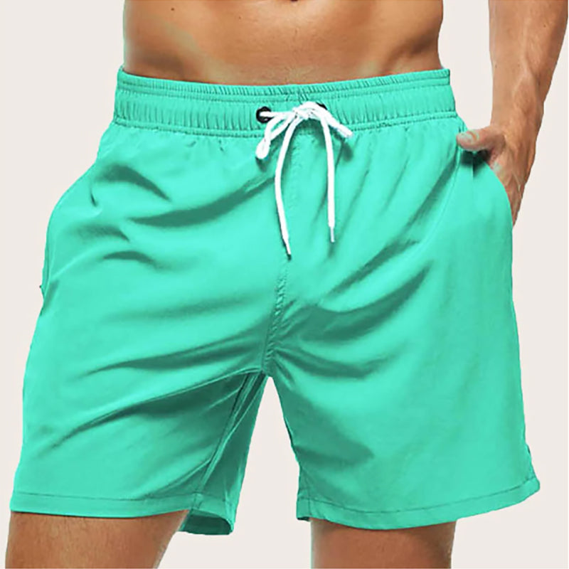 NOUVEAU RICHE Herren Schwimmshorts Schnell Trocknend Stilvolles Design Türkis