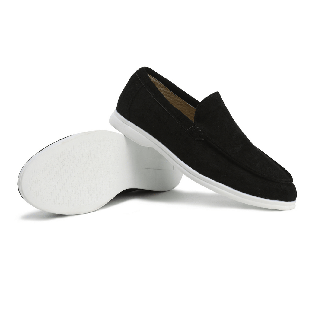 NOUVEAU RICHE Herren Wildleder Slipper Mit MemorySchaum Einlegesohle