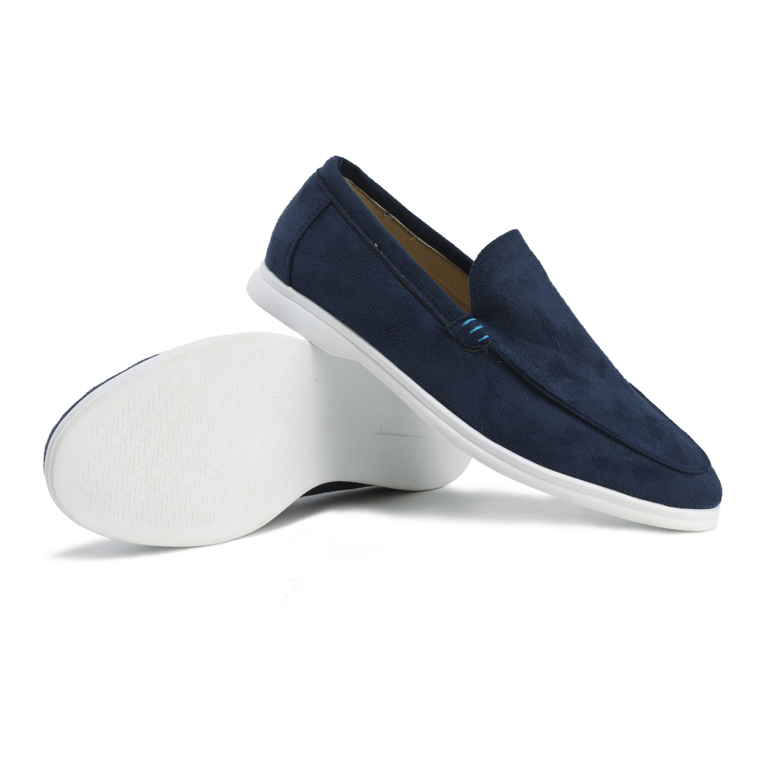 NOUVEAU RICHE Herren Wildleder Slipper Mit MemorySchaum Einlegesohle