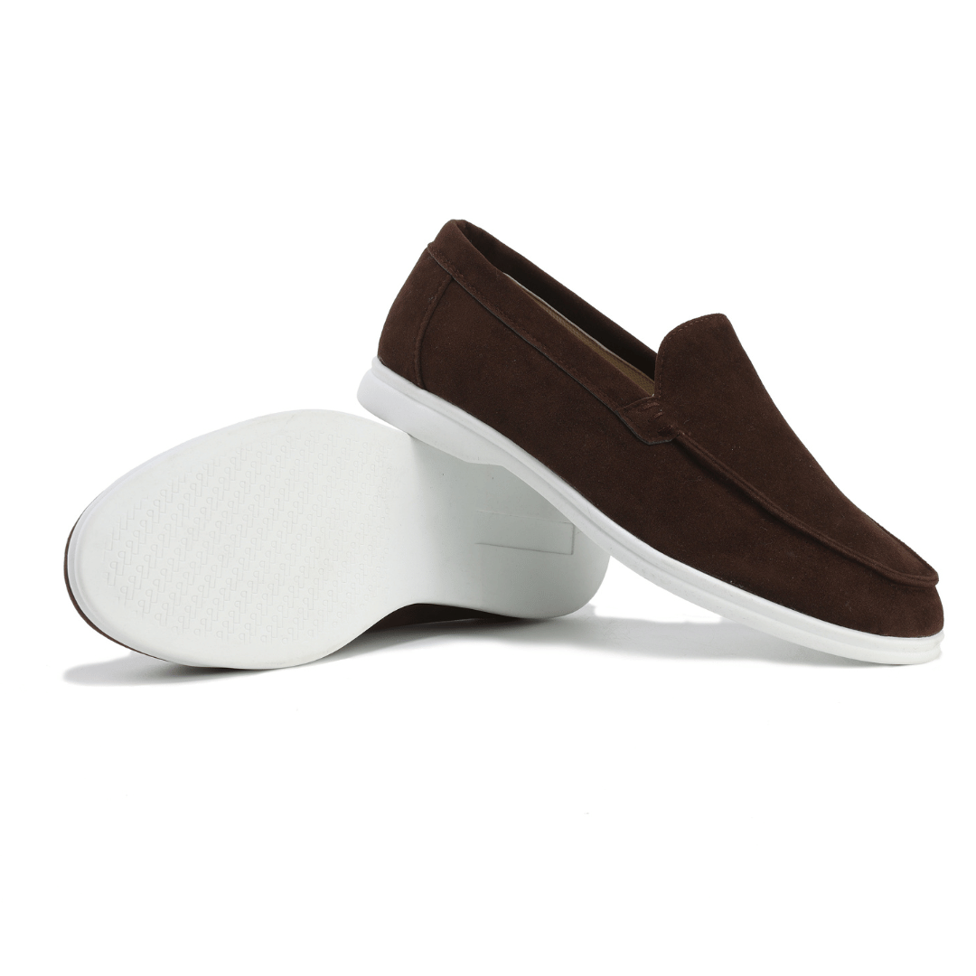 NOUVEAU RICHE Herren Wildleder Slipper Mit MemorySchaum Einlegesohle