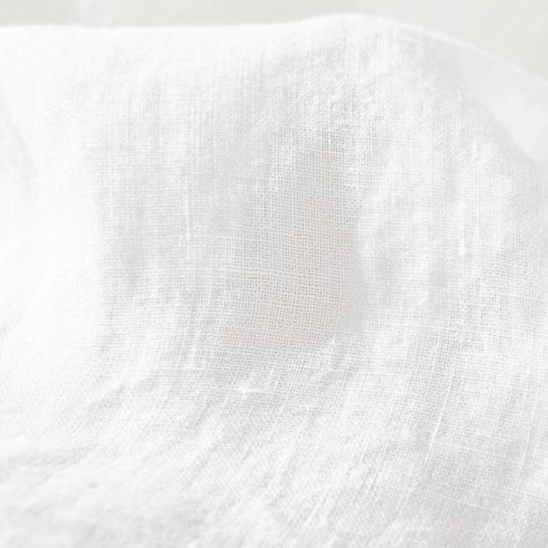 NOUVEAU RICHE Leinen Popover Bluse Damen Atmungsaktiv Leicht Kühl