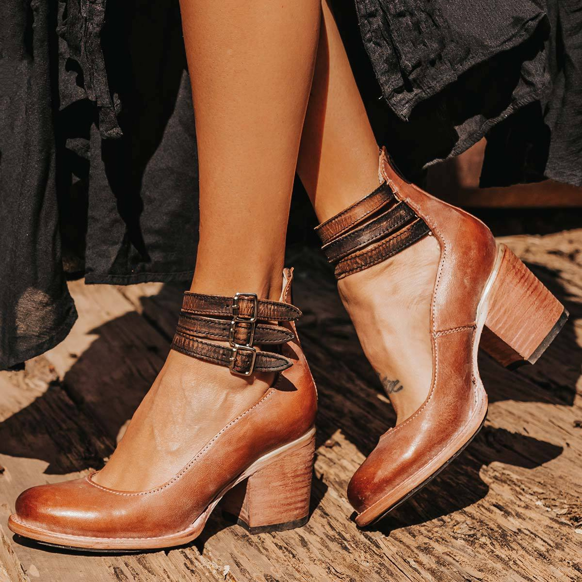 NOUVEAU RICHE Modische Damenschuhe Mit Modernem Stil Alltagskomfort Dunkelbraun