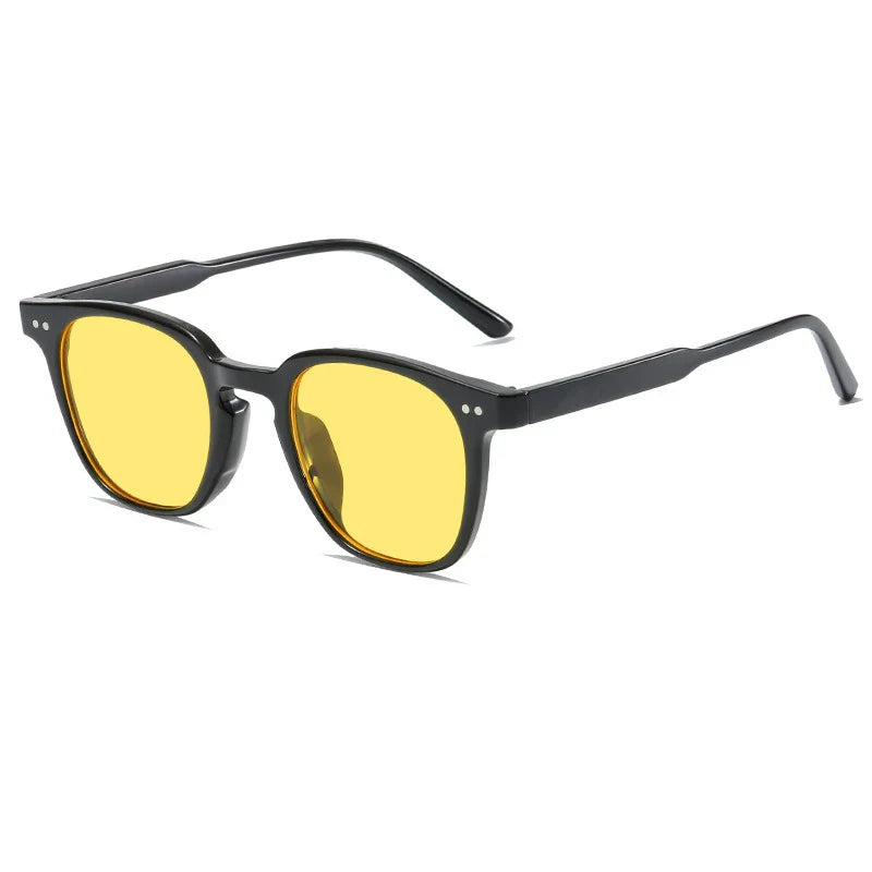 NOUVEAU RICHE Modische Sonnenbrille Mit UV400 Schutz Ganzjährig Tragbar Gelb