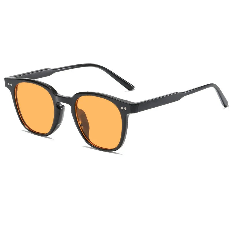 NOUVEAU RICHE Modische Sonnenbrille Mit UV400 Schutz Ganzjährig Tragbar Orange