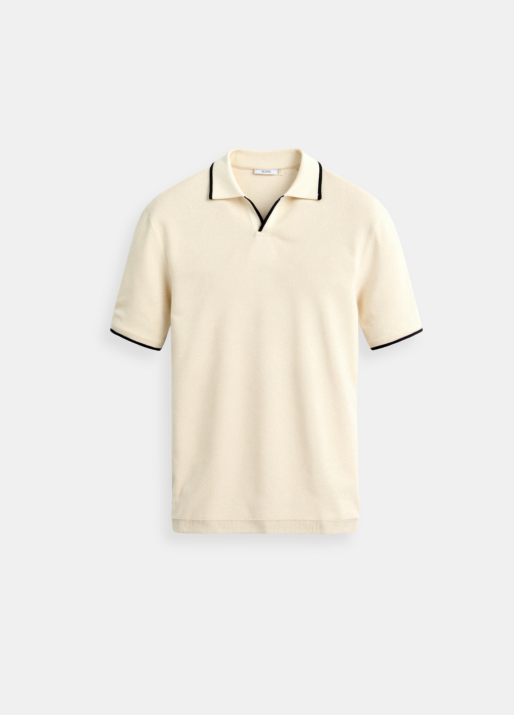 NOUVEAU RICHE Slim Fit Polo Herren Baumwolle Maßgeschneiderter Schnitt