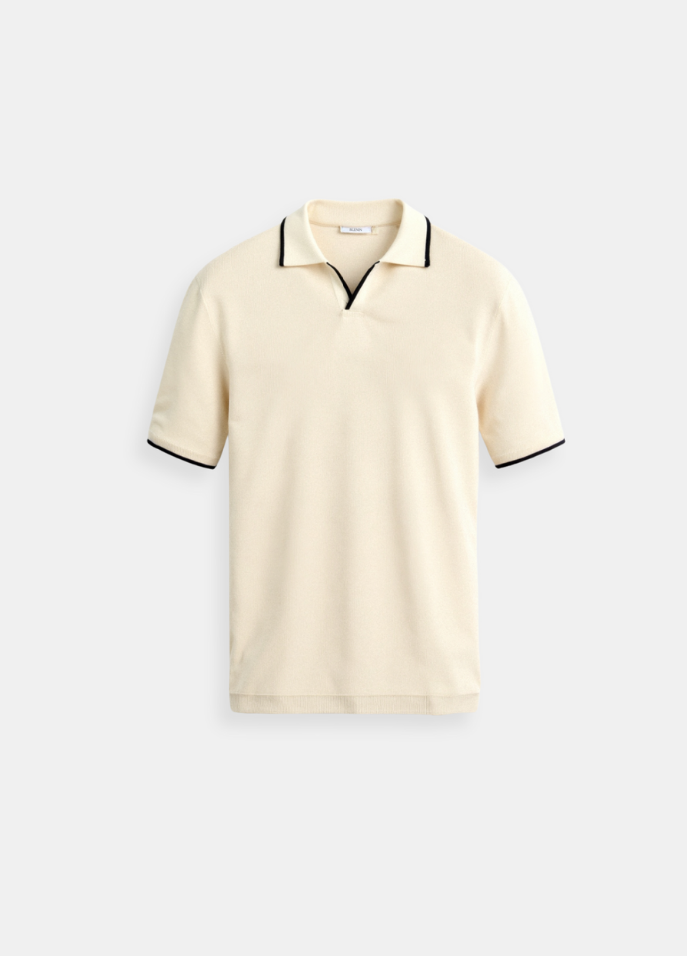 NOUVEAU RICHE Slim Fit Polo Herren Baumwolle Maßgeschneiderter Schnitt