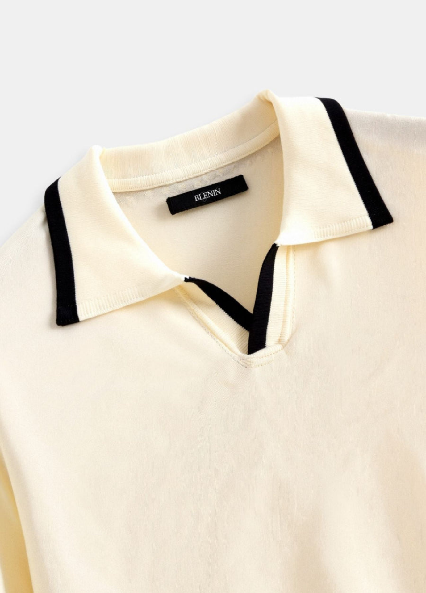 NOUVEAU RICHE Slim Fit Polo Herren Baumwolle Maßgeschneiderter Schnitt
