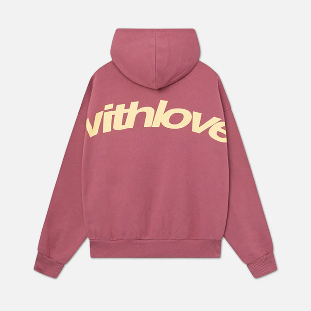 NOUVEAU RICHE Stylischer Winter Hoodie Mit Weicher Wärme Und Kapuze Rosa