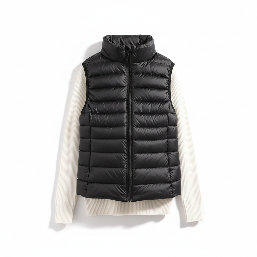 Ultraleichte Daunenweste Damen Warme Leichte Schicht