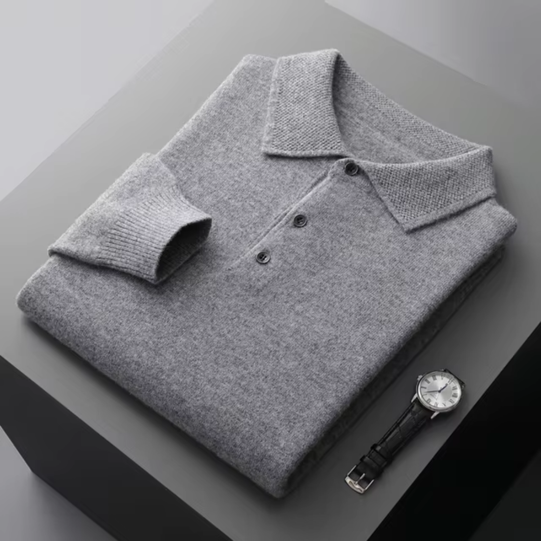 NOUVEAU RICHE Weicher Wollpullover Für Alltag Und Festliche Anlässe Grau