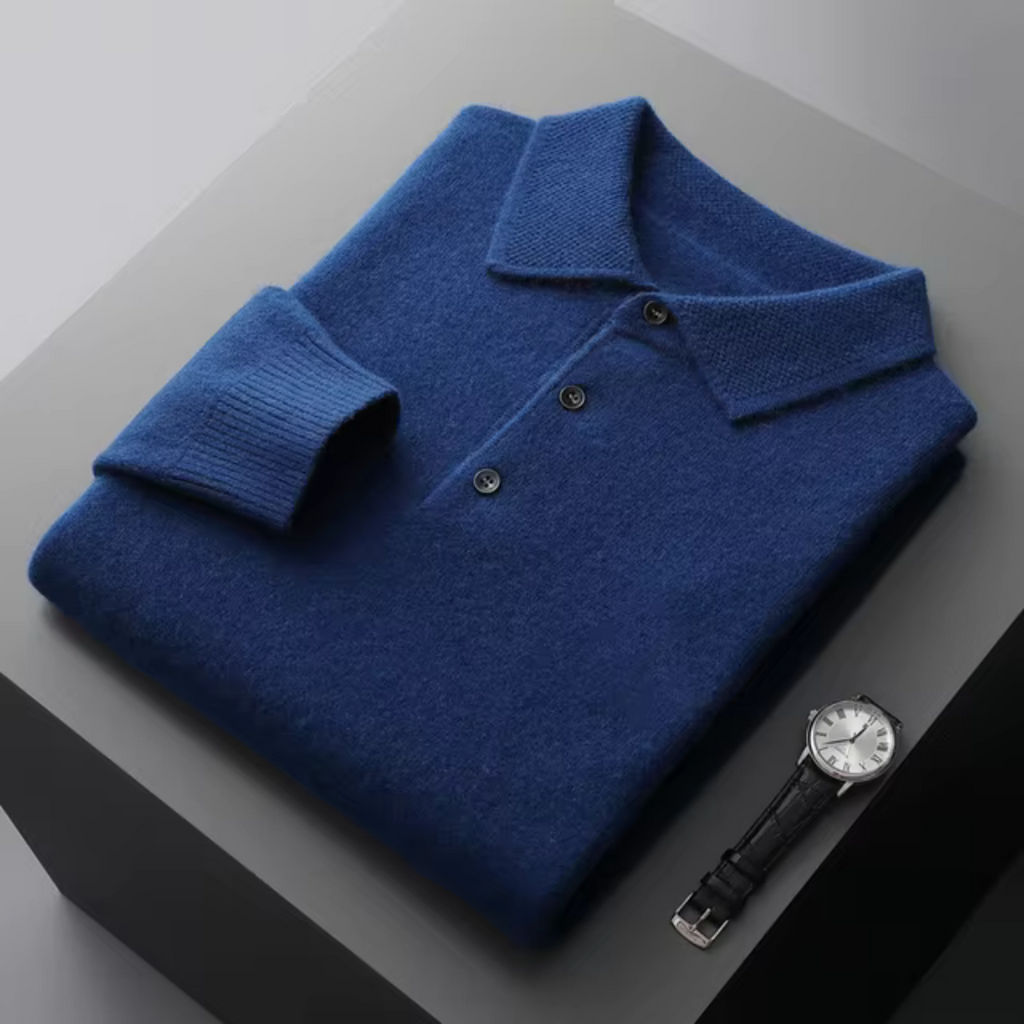 NOUVEAU RICHE Weicher Wollpullover Für Alltag Und Festliche Anlässe Marineblau