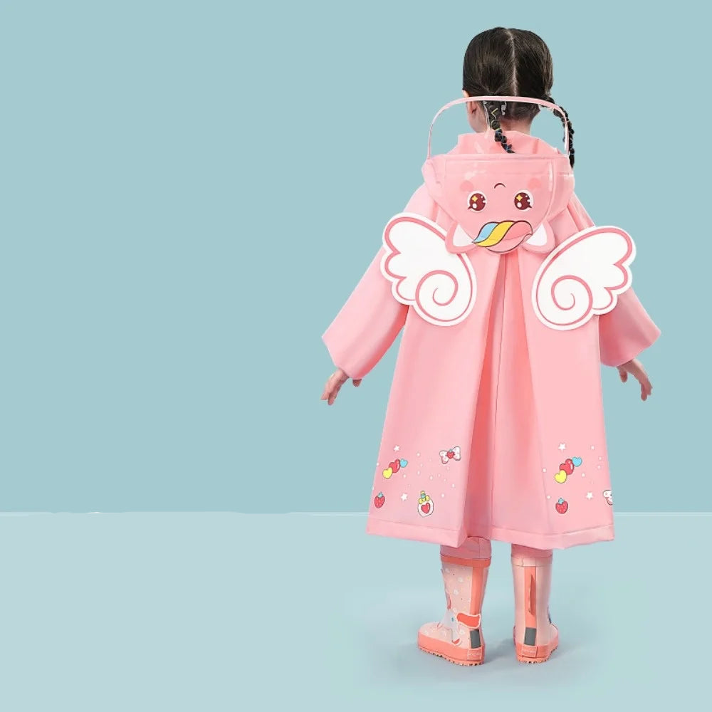 NOUVEAU RICHE Kinder Regenmantel Dinosaurier Einhorn Regenponcho