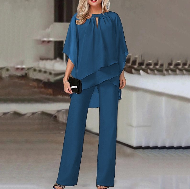 NOUVEAU RICHE Elegantes Damen-Set für besondere Anlässe – Stilvolles Outfit für Frauen Blau