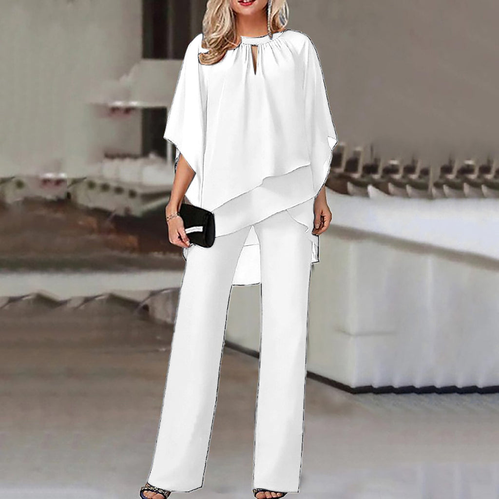 NOUVEAU RICHE Elegantes Damen-Set für besondere Anlässe – Stilvolles Outfit für Frauen Weiß