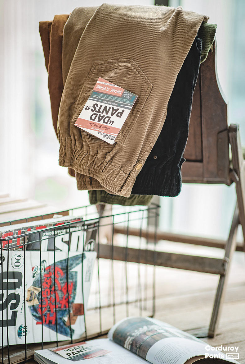 NOUVEAU RICHE Herren Corduroy Weite Beinhosen Aus 100 Prozent Baumwollcord Mit Entspanntem Schnitt Und Vintage Inspiriertem Look