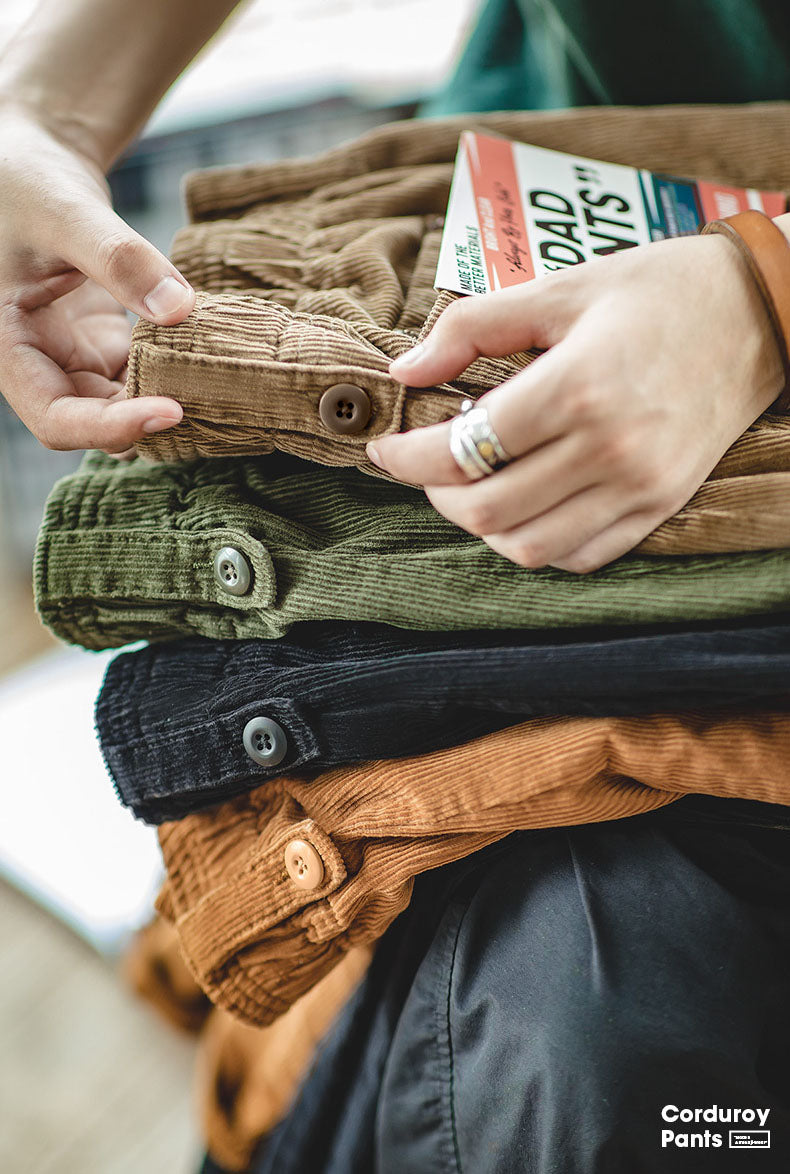 NOUVEAU RICHE Herren Corduroy Weite Beinhosen Aus 100 Prozent Baumwollcord Mit Entspanntem Schnitt Und Vintage Inspiriertem Look