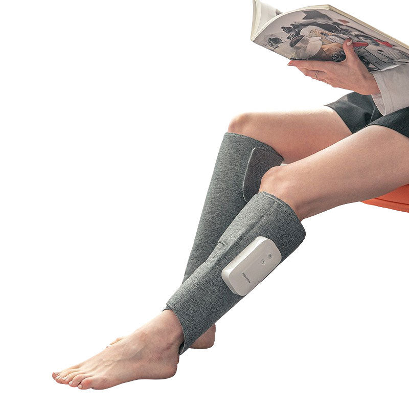 NOUVEAU RICHE Kabelloses Beinmassagegerät mit Luftkompression & Wärme – 3 Modi, 2 Stufen, USB-aufladbar – verstellbar für Damen & Herren