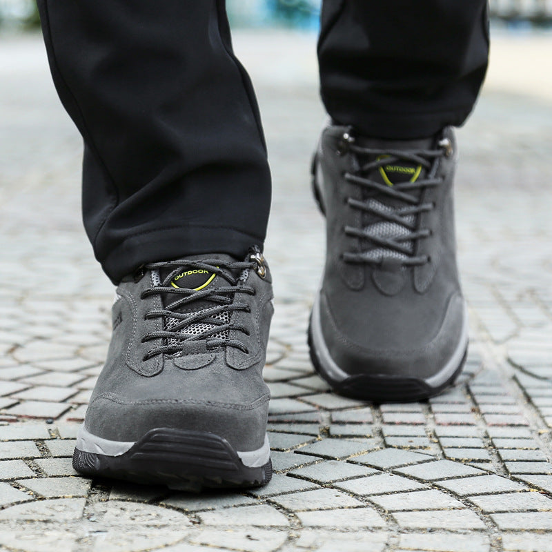 NOUVEAU RICHE Herren Wander Schuhe Profilierte Außensohle Schnürschuhe