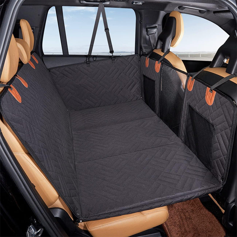 NOUVEAU RICHE Autositzbezug für Haustiere – Hundedecke für die Rückbank, robust & einfach zu montieren, 132x160 cm – RoadMate