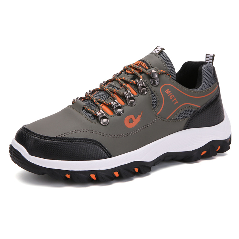 NOUVEAU RICHE Herren Im Freien Trekking- und Wanderschuhe Profil Nässe Grün